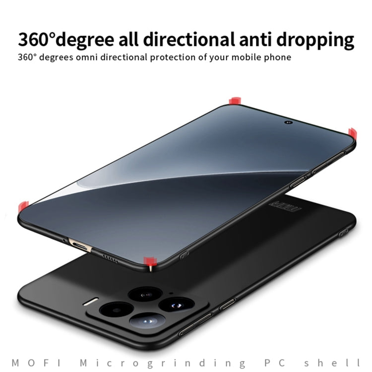 MOFI Micro-Frosted PC Ultra-thin Hard Phone Case, For Xiaomi 15, For Xiaomi Redmi Note 14 Pro+, For Xiaomi 14T Pro, For Xiaomi 14T, For Xiaomi Poco F6 Pro, For Xiaomi Poco F6 / Redmi Turbo 3, For Xiaomi Civi 4 Pro, For Xiaomi Redmi Note 13 Pro 4G      ...