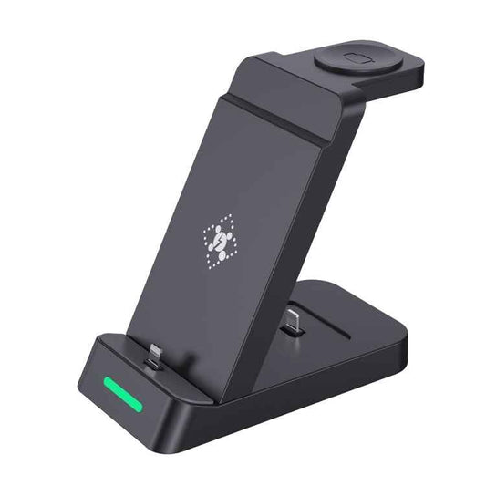 B20 18W 3 in 1 Wireless Charger Stand Charger Dock for iPhone Apple Watch Series