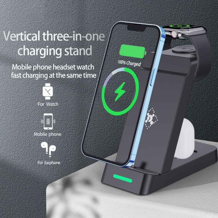B20 18W 3 in 1 Wireless Charger Stand Charger Dock for iPhone Apple Watch Series