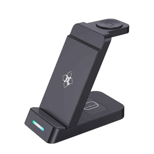 B20A 15W Qi Wireless Charger Charging Stand Compatible for iPhone iWatch Airpods