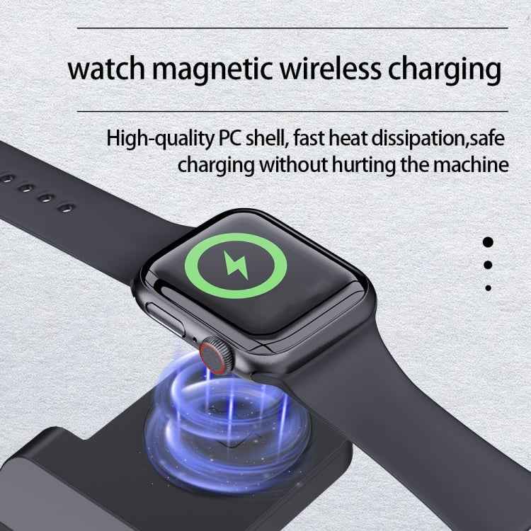 B20A 15W Qi Wireless Charger Charging Stand Compatible for iPhone iWatch Airpods