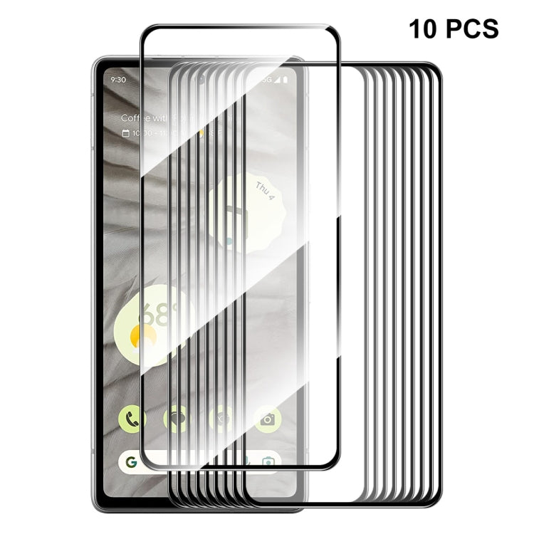 For Google Pixel 7A ENKAY Full Glue High Aluminum-silicon Tempered Glass  Film, 1pc, 2pcs, 5pcs, 10pcs