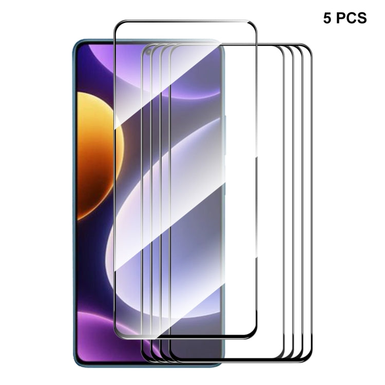 For Xiaomi Poco F5 / Redmi Note 12 Turbo ENKAY Full Glue High Aluminum-silicon Tempered Glass Film, For Xiaomi Poco F5(1pc), For Xiaomi Poco F5(2pcs), For Xiaomi Poco F5(5pcs), For Xiaomi Poco F5(10pcs)