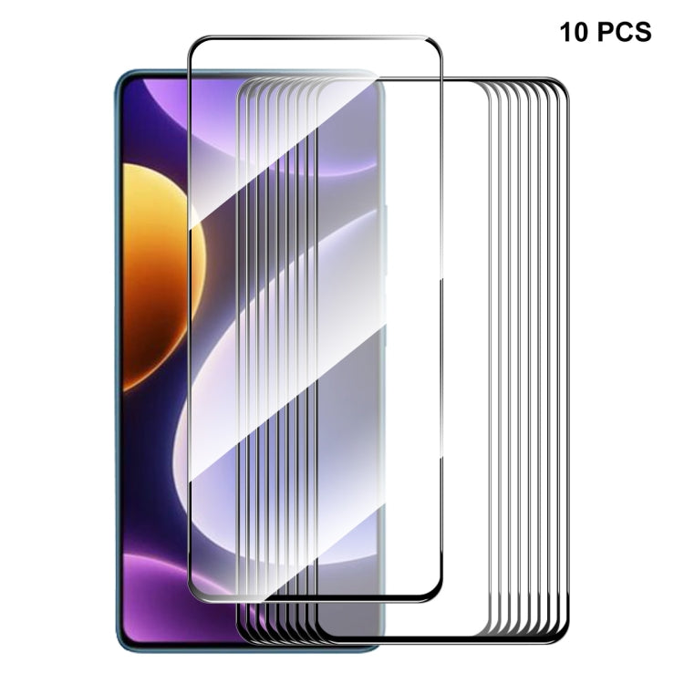 For Xiaomi Poco F5 / Redmi Note 12 Turbo ENKAY Full Glue High Aluminum-silicon Tempered Glass Film, For Xiaomi Poco F5(1pc), For Xiaomi Poco F5(2pcs), For Xiaomi Poco F5(5pcs), For Xiaomi Poco F5(10pcs)