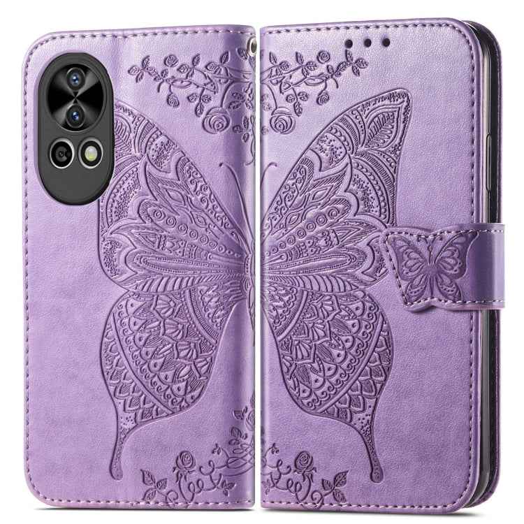 Butterfly Love Flower Embossed Leather Phone Case, For Huawei  Nova 12 Pro, For Huawei Nova 12, For Huawei  Mate 60, For Huawei  Mate 60 Pro, For Huawei Nova Y91, For Huawei Enjoy 60X