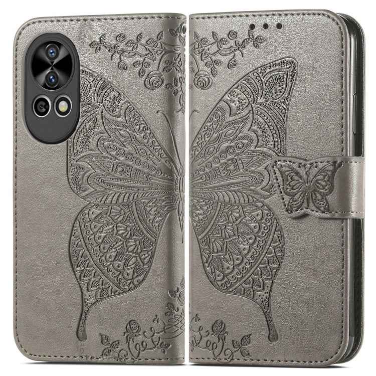 Butterfly Love Flower Embossed Leather Phone Case, For Huawei  Nova 12 Pro, For Huawei Nova 12, For Huawei  Mate 60, For Huawei  Mate 60 Pro, For Huawei Nova Y91, For Huawei Enjoy 60X