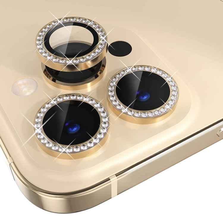 NORTHJO Camera Lens Tempered Glass Metal Rhinestone Ring Film