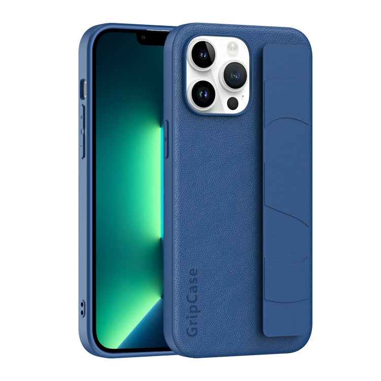 Skin Elastic Wrist Grip Back Cover Phone Case