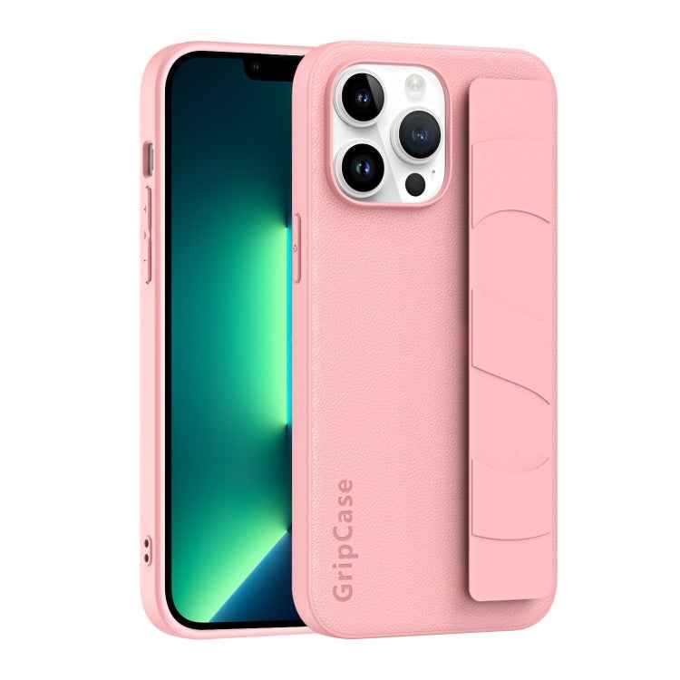 Skin Elastic Wrist Grip Back Cover Phone Case