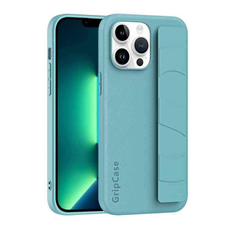 Skin Elastic Wrist Grip Back Cover Phone Case