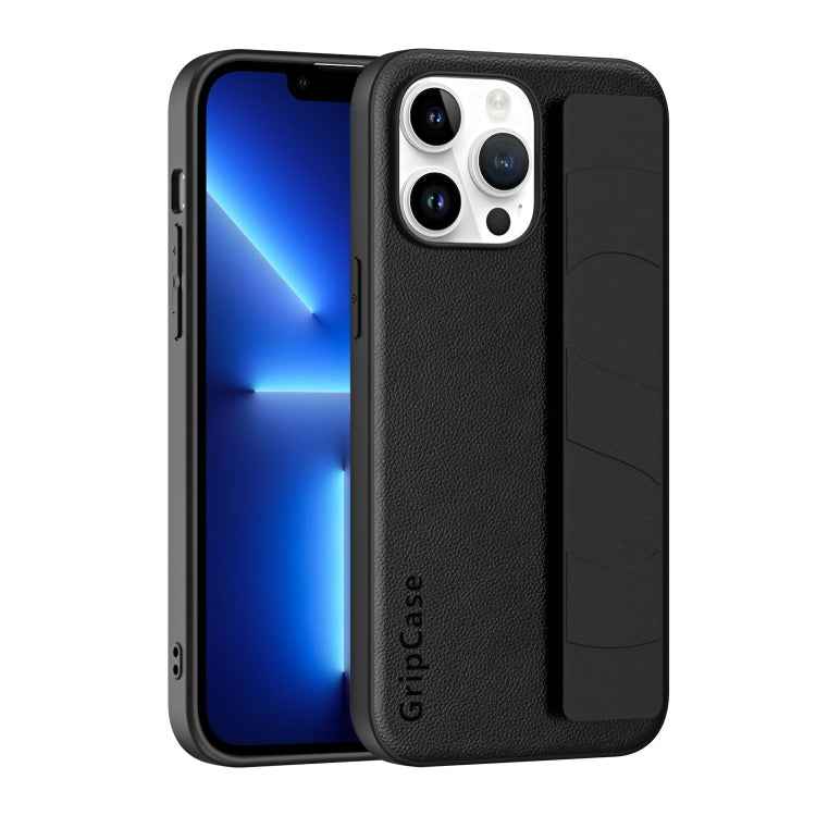 Skin Elastic Wrist Grip Back Cover Phone Case