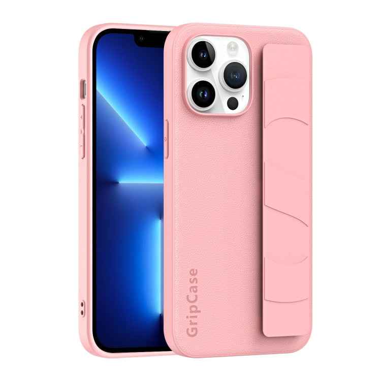 Skin Elastic Wrist Grip Back Cover Phone Case
