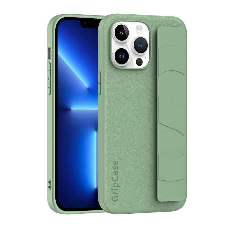 Skin Elastic Wrist Grip Back Cover Phone Case