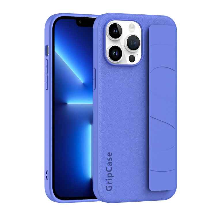 Skin Elastic Wrist Grip Back Cover Phone Case