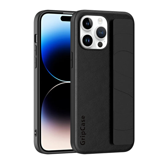 Skin Elastic Wrist Grip Back Cover Phone Case, For iPhone 15 Pro Max, For iPhone 14, For iPhone 14 Pro, For iPhone 15 Pro, For iPhone 14 Plus, For iPhone 15 Plus, For iPhone 14 Pro Max, For iPhone 15