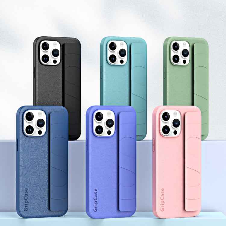 Skin Elastic Wrist Grip Back Cover Phone Case