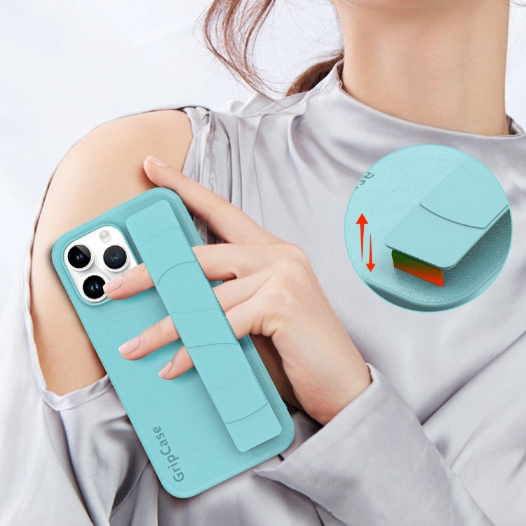 Skin Elastic Wrist Grip Back Cover Phone Case, For iPhone 15 Pro Max, For iPhone 14, For iPhone 14 Pro, For iPhone 15 Pro, For iPhone 15 Plus, For iPhone 14 Plus, For iPhone 14 Pro Max, For iPhone 15