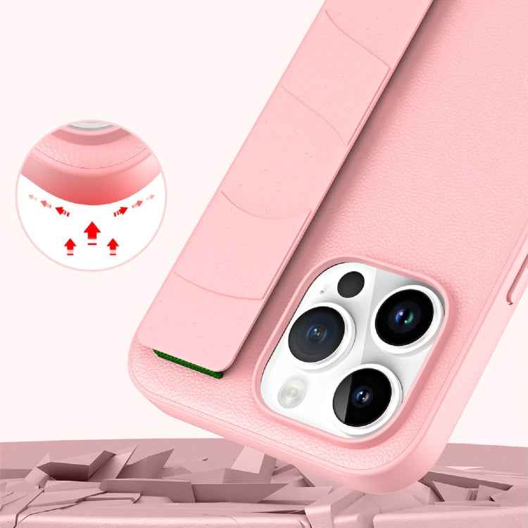 Skin Elastic Wrist Grip Back Cover Phone Case