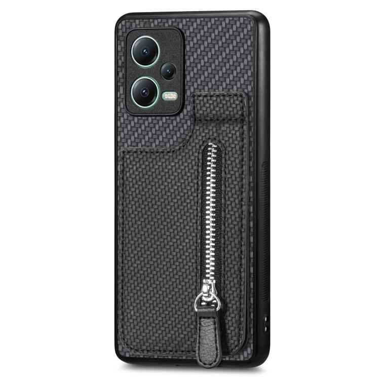 Carbon Fiber Vertical Flip Zipper Phone Case, For Redmi 15C 5G / 4G Glodal 171mm, For Xiaomi 15T, For Redmi K80 Pro / Poco F7 Ultra, For Redmi K80 / Poco F7 Pro, For Redmi Turbo 4, For Xiaomi Poco X7 Pro, For Redmi Note 12 5G, For Xiaomi 13 Pro        ...