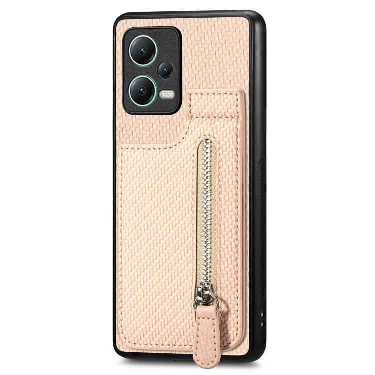 Carbon Fiber Vertical Flip Zipper Phone Case, For Redmi 15C 5G / 4G Glodal 171mm, For Xiaomi 15T, For Redmi K80 Pro / Poco F7 Ultra, For Redmi K80 / Poco F7 Pro, For Redmi Turbo 4, For Xiaomi Poco X7 Pro, For Redmi Note 12 5G, For Xiaomi 13 Pro        ...