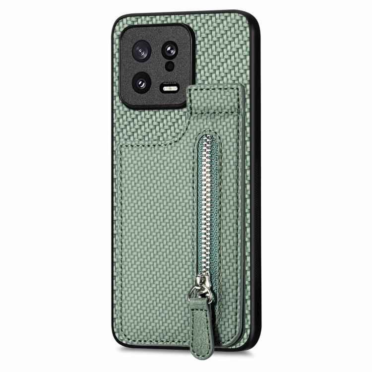 Carbon Fiber Vertical Flip Zipper Phone Case, For Redmi 15C 5G / 4G Glodal 171mm, For Xiaomi 15T, For Redmi K80 Pro / Poco F7 Ultra, For Redmi K80 / Poco F7 Pro, For Redmi Turbo 4, For Xiaomi Poco X7 Pro, For Redmi Note 12 5G, For Xiaomi 13 Pro        ...