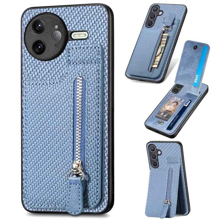 Carbon Fiber Vertical Flip Zipper Phone Case, For Redmi 15C 5G / 4G Glodal 171mm, For Xiaomi 15T, For Redmi K80 Pro / Poco F7 Ultra, For Redmi K80 / Poco F7 Pro, For Redmi Turbo 4, For Xiaomi Poco X7 Pro, For Redmi Note 12 5G, For Xiaomi 13 Pro        ...