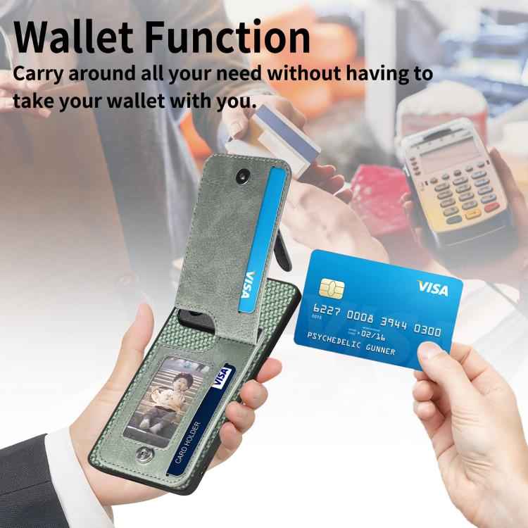 Carbon Fiber Vertical Flip Zipper Phone Case, For Xiaomi 12T, For Xiaomi POCO M5 4G, For Redmi Note 11T Pro 5G, For Redmi 10C, For Redmi Note 11 4G, For Redmi 10, For Redmi Note 10 4G