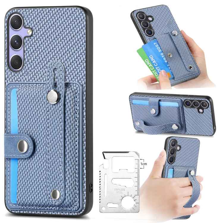 Wristband Kickstand Wallet Back Phone Case with Tool Knife, For Samsung Galaxy S25 Edge 5G, For Samsung Galaxy A56 5G, For Samsung Galaxy A36, For Samsung Galaxy S25 5G, For Samsung Galaxy S25+ 5G, For Samsung Galaxy S25 Ultra 5G�����������������������...