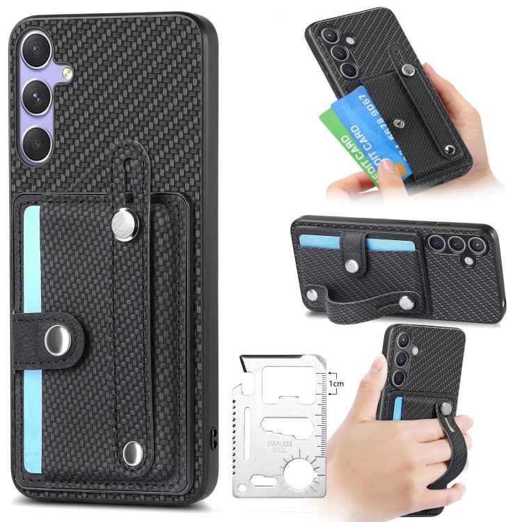 Wristband Kickstand Wallet Back Phone Case with Tool Knife, For Samsung Galaxy S25 Edge 5G, For Samsung Galaxy A56 5G, For Samsung Galaxy A36, For Samsung Galaxy S25 5G, For Samsung Galaxy S25+ 5G, For Samsung Galaxy S25 Ultra 5G�����������������������...