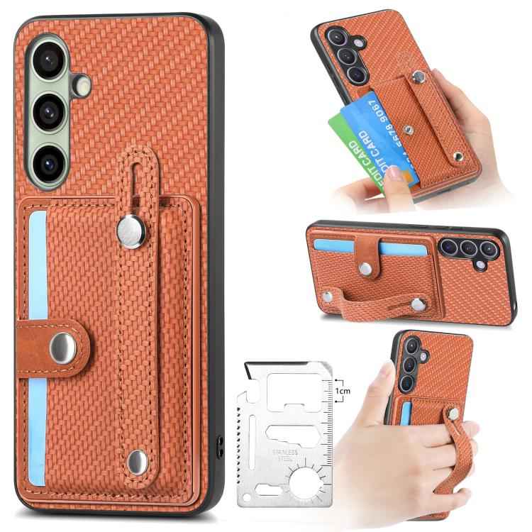 Wristband Kickstand Wallet Back Phone Case with Tool Knife, For Samsung Galaxy S25 Edge 5G, For Samsung Galaxy A56 5G, For Samsung Galaxy A36, For Samsung Galaxy S25 5G, For Samsung Galaxy S25+ 5G, For Samsung Galaxy S25 Ultra 5G�����������������������...