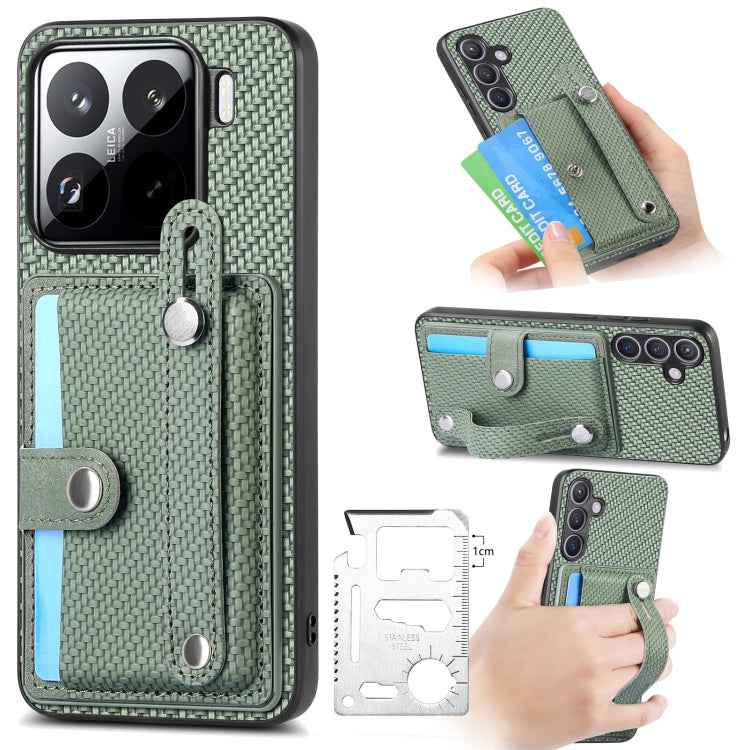 Wristband Kickstand Card Wallet Back Phone Case with Tool Knife, For Redmi 15C 5G / 4G Global 171mm, For Xiaomi 15T, For Redmi K80 Pro / Poco F7 Ultra, For Redmi K80 / Poco F7 Pro, For Redmi Turbo 4, For Xiaomi Poco X7 Pro, For Xiaomi 15 Pro�����������...