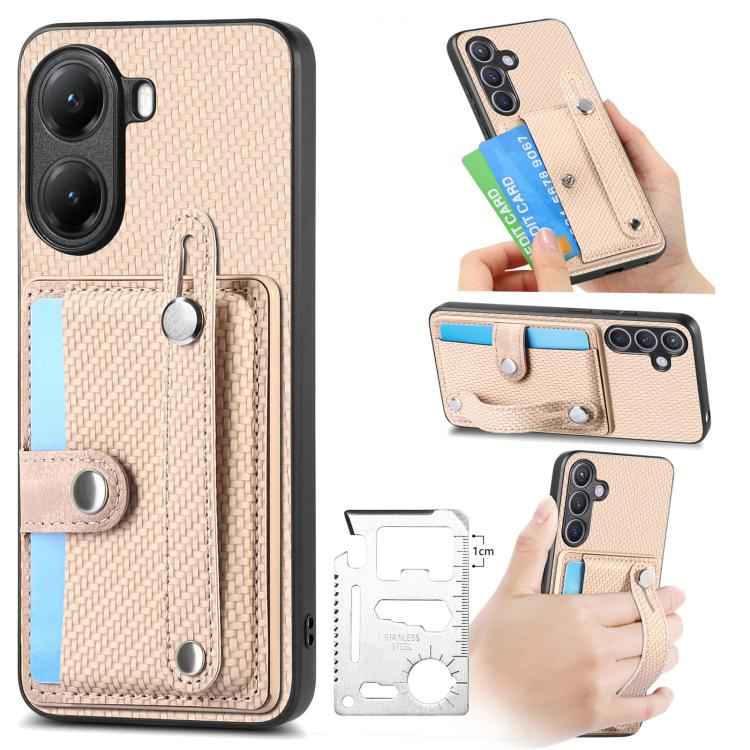 Wristband Kickstand Card Wallet Back Phone Case with Tool Knife, For Redmi 15C 5G / 4G Global 171mm, For Xiaomi 15T, For Redmi K80 Pro / Poco F7 Ultra, For Redmi K80 / Poco F7 Pro, For Redmi Turbo 4, For Xiaomi Poco X7 Pro, For Xiaomi 15 Pro�����������...
