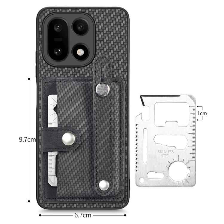 Wristband Kickstand Wallet Back Phone Case with Tool Knife, For Oneplus 15, For Oneplus Nord CE2 Lite 5G