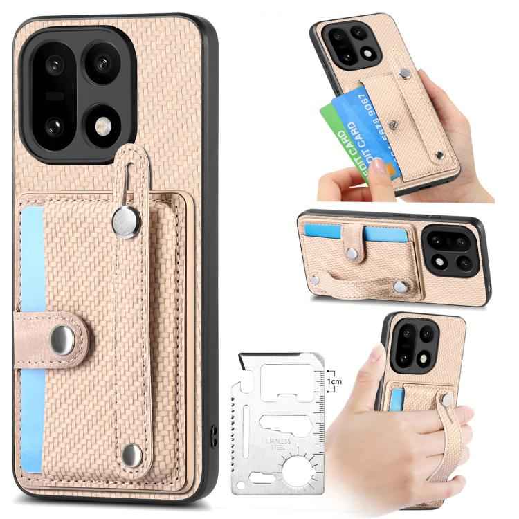 Wristband Kickstand Wallet Back Phone Case with Tool Knife, For Oneplus 15, For Oneplus Nord CE2 Lite 5G