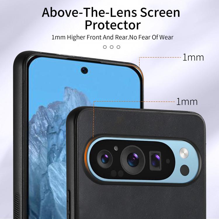 Retro Skin-feel Ring Card Wallet Phone Case