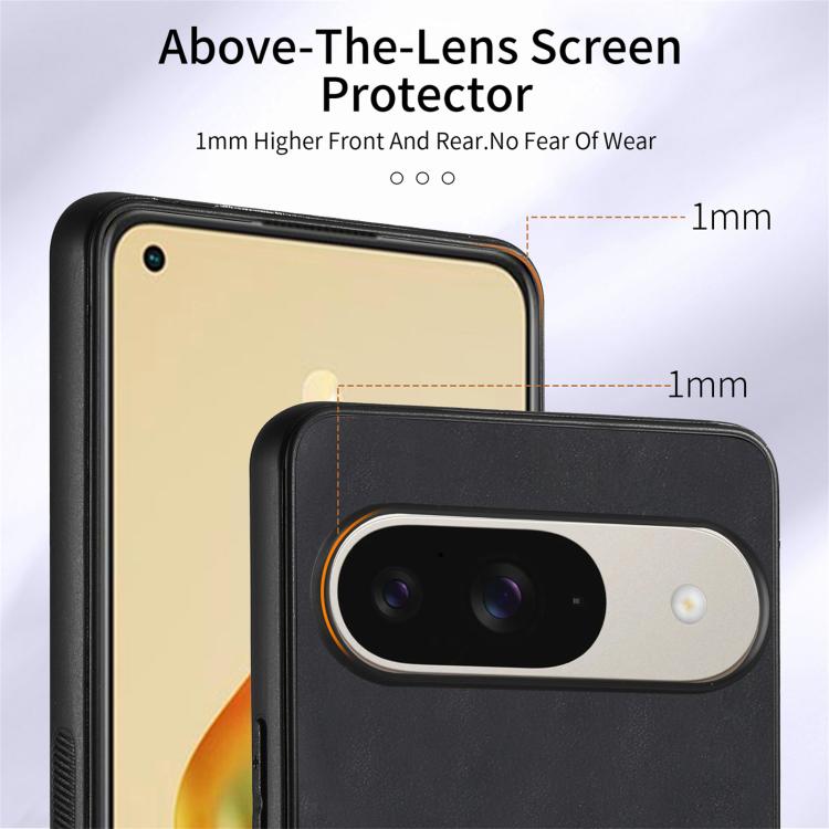Retro Skin-feel Ring Card Wallet Phone Case, For Google Pixel 11 Pro XL, For Google Pixel 11, For Google Pixel 11 Pro, For Google Pixel 10 Pro XL, For Google Pixel 9a, For Google Pixel 9 Pro XL, For Google Pixel 7a, For Google Pixel 10 / 10 Pro
