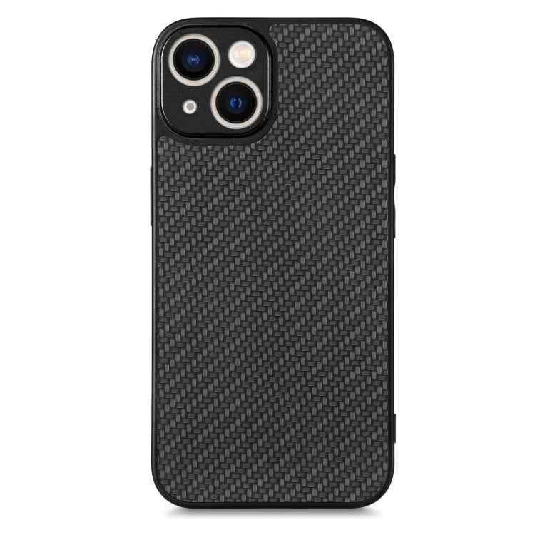 Carbon Fiber Texture Leather Back Phone Case
