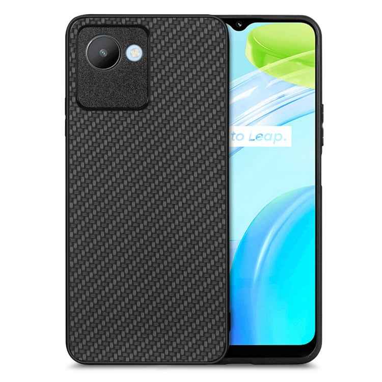 Carbon Fiber Texture Leather Back Cover Phone Case, For Realme 14 Pro+, For Realme 14 Pro, For Realme Neo7, For Realme C30
