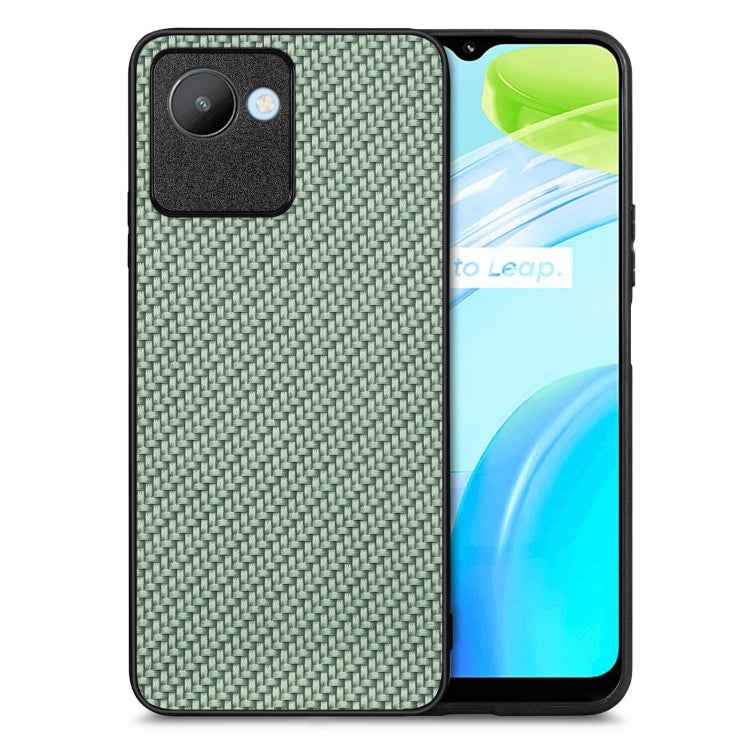 Carbon Fiber Texture Leather Back Cover Phone Case, For Realme 14 Pro+, For Realme 14 Pro, For Realme Neo7, For Realme C30