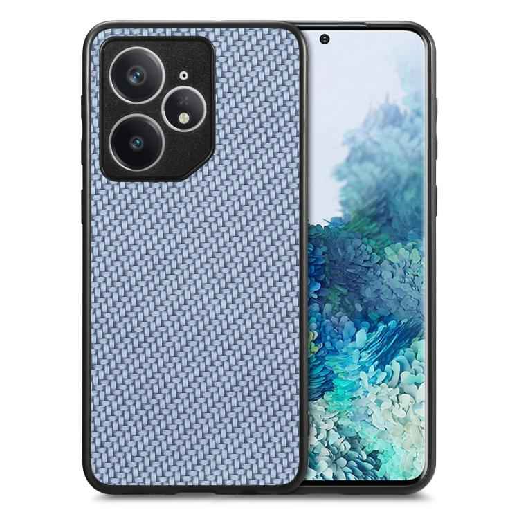 Carbon Fiber Texture Leather Back Cover Phone Case, For Realme 14 Pro+, For Realme 14 Pro, For Realme Neo7, For Realme C30