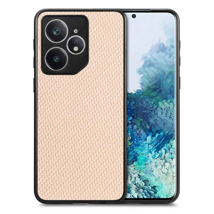 Carbon Fiber Texture Leather Back Cover Phone Case, For Realme 14 Pro+, For Realme 14 Pro, For Realme Neo7, For Realme C30