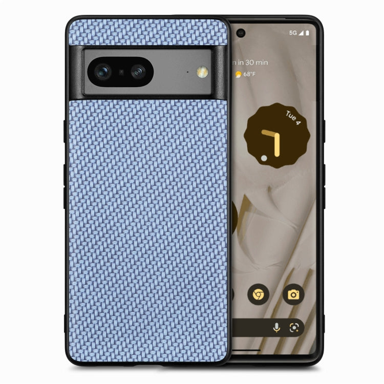 Carbon Fiber Texture Leather Back Cover Phone Case, For Google Pixel 10 Pro XL, For Google Pixel 10 / 10 Pro, For Google Pixel 9a, For Google Pixel 9 Pro XL, For Google Pixel 9 / 9 Pro, For Google Pixel 7a, For Google Pixel 6a, For Google Pixel 6 Pro  ...