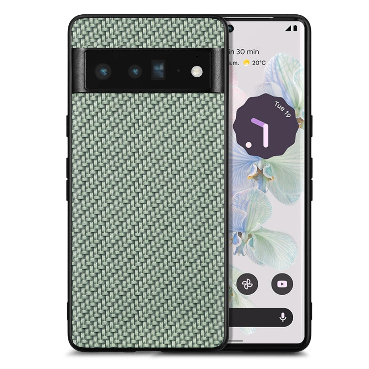 Carbon Fiber Texture Leather Back Cover Phone Case, For Google Pixel 10 Pro XL, For Google Pixel 10 / 10 Pro, For Google Pixel 9a, For Google Pixel 9 Pro XL, For Google Pixel 9 / 9 Pro, For Google Pixel 7a, For Google Pixel 6a, For Google Pixel 6 Pro  ...