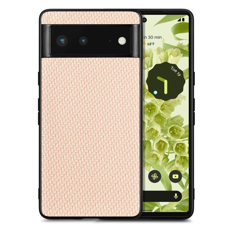 Carbon Fiber Texture Leather Back Cover Phone Case, For Google Pixel 10 Pro XL, For Google Pixel 10 / 10 Pro, For Google Pixel 9a, For Google Pixel 9 Pro XL, For Google Pixel 9 / 9 Pro, For Google Pixel 7a, For Google Pixel 6a, For Google Pixel 6 Pro  ...