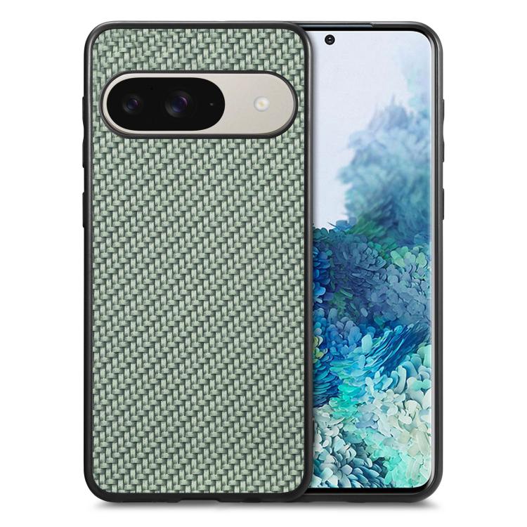 Carbon Fiber Texture Leather Back Cover Phone Case, For Google Pixel 10 Pro XL, For Google Pixel 10 / 10 Pro, For Google Pixel 9a, For Google Pixel 9 Pro XL, For Google Pixel 9 / 9 Pro, For Google Pixel 7a, For Google Pixel 6a, For Google Pixel 6 Pro  ...