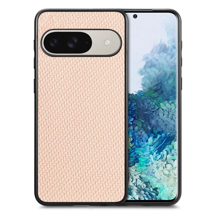 Carbon Fiber Texture Leather Back Cover Phone Case, For Google Pixel 10 Pro XL, For Google Pixel 10 / 10 Pro, For Google Pixel 9a, For Google Pixel 9 Pro XL, For Google Pixel 9 / 9 Pro, For Google Pixel 7a, For Google Pixel 6a, For Google Pixel 6 Pro  ...