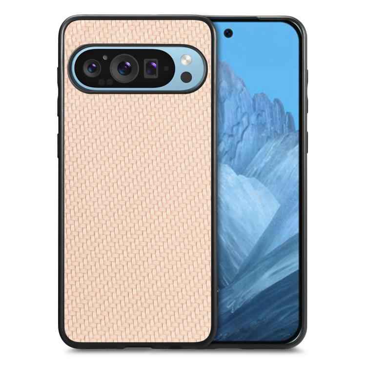 Carbon Fiber Texture Leather Back Cover Phone Case, For Google Pixel 10 Pro XL, For Google Pixel 10 / 10 Pro, For Google Pixel 9a, For Google Pixel 9 Pro XL, For Google Pixel 9 / 9 Pro, For Google Pixel 7a, For Google Pixel 6a, For Google Pixel 6 Pro  ...
