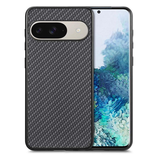 Carbon Fiber Texture Leather Back Cover Phone Case, For Google Pixel 11 Pro XL, For Google Pixel 11, For Google Pixel 11 Pro, For Google Pixel 10 Pro XL, For Google Pixel 9a, For Google Pixel 9 Pro XL, For Google Pixel 7a, For Google Pixel 6a          ...