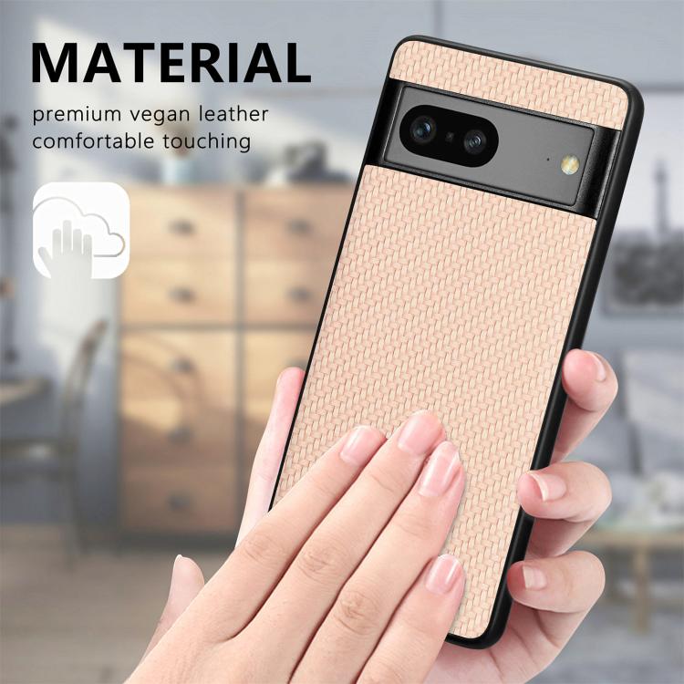 Carbon Fiber Texture Leather Back Cover Phone Case, For Google Pixel 10 Pro XL, For Google Pixel 10 / 10 Pro, For Google Pixel 9a, For Google Pixel 9 Pro XL, For Google Pixel 9 / 9 Pro, For Google Pixel 7a, For Google Pixel 6a, For Google Pixel 6 Pro  ...