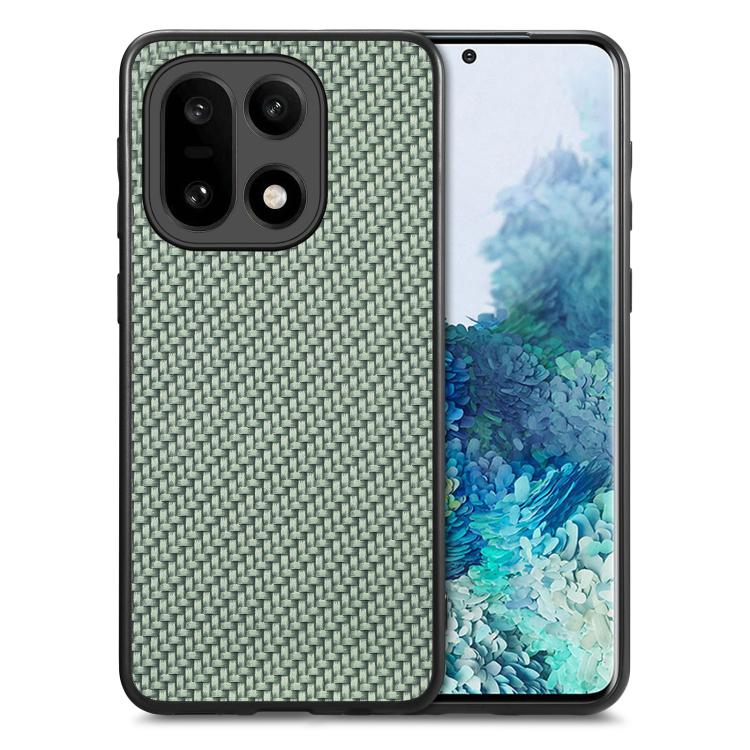 Carbon Fiber Texture Leather Back Cover Phone Case, For OnePlus Ace 6 / 6T / 15R, For OnePlus 15